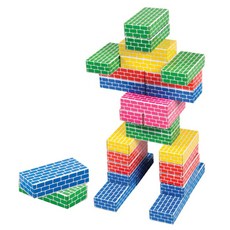 쿠쿠토이즈 에듀 종이벽돌 블록 30p, 혼합 색상, 1개