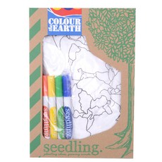 Seedling 나만의 지구 색칠하기 감각발달완구 DIY 키트, 혼합 색상, 1개