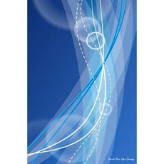 Journal Your Life's Journey: Vector Blue Abstract Lined Journal 6 X 9 100 Pages Paperback, Createspace Independent Publishing Platform
