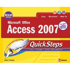 Microsoft Office Access 2007 Quicksteps Paperback, McGraw-Hill Education
