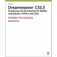 Adobe Dreamweaver Cs5.5 Studio Techniques: Designing and Developing for Mobile with Jquery Html5 and Css3 Paperback, Adobe Press