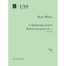 String Quartet No. 1 Op. 8: Parts Paperback, Universal Edition