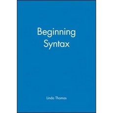 Beginning Syntax Paperback, Wiley-Blackwell