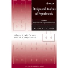 Design and Analysis of Experiments Volume 1: Introduction to Experimental Design Hardcover, Wiley-Interscience