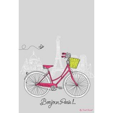 我的旅行日記：Bonjour 巴黎旅行計劃和日記 6 X 9 139 頁平裝本, Createspace獨立發布平台