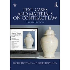 Text Cases and Materials on Contract Law Paperback, Routledge