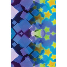 Journal Your Life's Journey: Stars Violet Background Lined Journal 6 X 9 100 Pages Paperback, Createspace Independent Publishing Platform