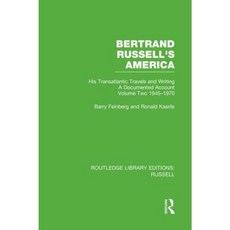 伯特蘭·羅素的《美國：他的跨大西洋旅行和著作》。第二卷 1945-1970 平裝本, 勞特利奇