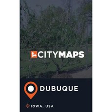 愛荷華州迪比克城市地圖平裝本, Createspace獨立發布平台