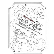 Blank Pages- Memoirs Paperback, Kassy Keppol