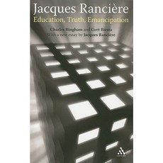 Jacques Ranciere: Education Truth Emancipation Paperback, Continuum