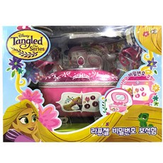가이아 라푼젤 매직 시리즈 라푼젤 비밀번호 보석함, 혼합 색상, 1개