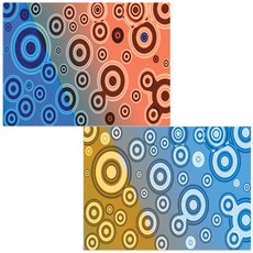 BELLA 矽膠餐桌墊 2入, 第 1 圈，第 2 圈, 385*285mm