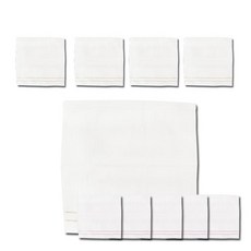 TERRY GALLERY 歌巾特里廚房雪圈手巾米色5p+粉色5p, 混色, 1套