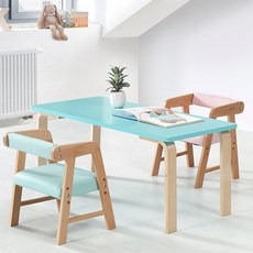 토리 파스텔 유아용 직사각 테이블, 하늘