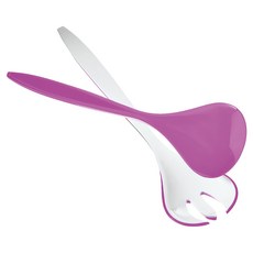 guzzini 復古雙色沙拉勺 2件組, 紫色, 1套