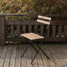 마켓비 BENPICA 접이식 의자, 내추럴, 1개