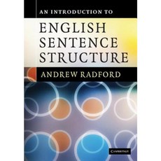 An Introduction to English Sentence Structure Paperback, Cambridge University Press