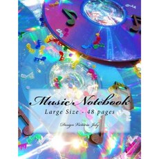 Music Notebook Large Size 48 Pages: Original Design Type 2 Paperback, Createspace Independent Publishing Platform