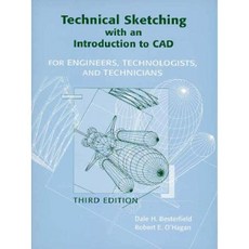 Technical Sketching with an Introduction to CAD: For Engineers Technologists and Technicians Paperback, Prentice Hall