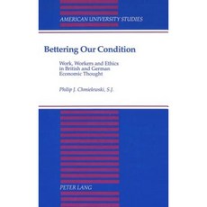 Bettering Our Condition: Work Workers and Ethics in British and German Economic Thought Hardcover, Peter Lang Gmbh, Internationaler Verlag Der W