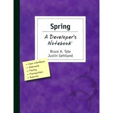 Spring a Developer's Notebook Paperback, O'Reilly Media