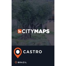 巴西卡斯特羅城市地圖平裝本, Createspace獨立發布平台