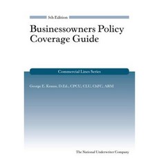 Businessowners Coverage Guide 5th Ed Paperback, National Underwriter Company