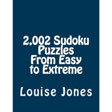 2 002 Sudoku Puzzles from Easy to Extreme Paperback, Magnificent Milestones, Incorporated