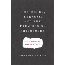 Heidegger Strauss and the Premises of Philosophy: On Original Forgetting Hardcover, University of Chicago Press