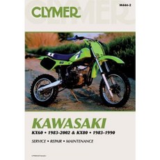 川崎 Kx60 1983-2002 年和 Kx80 1983-1990 平裝本, 海恩斯手冊