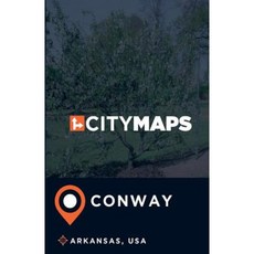 美國阿肯色州康威城市地圖平裝本, Createspace獨立發布平台