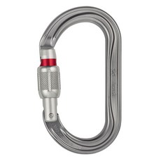 PETZL OK 螺絲鎖登山扣 AP-M33ASL, 灰色的
