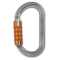 PETZL OK Triact Lock 登山扣 AP-M33ATL, 灰色的
