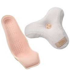 alpremio 枕頭+哺乳椅組, 淺珊瑚色(網狀)