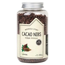 우리가스토리 자연 발효 카카오닙스 용기형, 250g, 1개