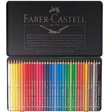 FABER-CASTELL 輝柏 專業水彩色鉛筆組, 36色