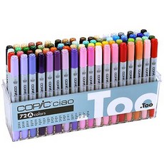 COPiC 酷筆客 Ciao 麥克筆A套組, 72色 A套組, 1套