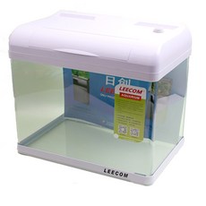 LEECOM 白色 LED 曲面水族箱 XC-300