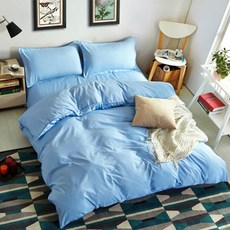 LOVINGLAB ROAZ素色被套, 天藍色