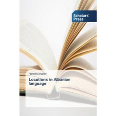 Locutions in Albanian Language Paperback, Scholars' Press