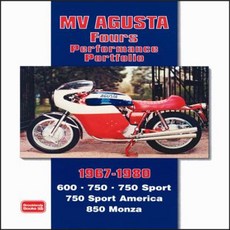 MV Agusta Fours 1967-1980 Paperback, Brooklands Books