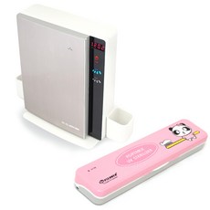 닥터크리너 가정용 칫솔살균기 BIO-113 + 휴대용 USB 충전타입 칫솔살균기 BIO-701, 가정용(BIO-113), 휴대용(BIO-701)