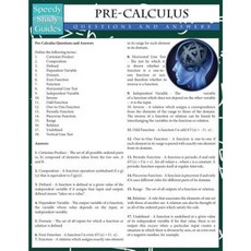 Pre-Calculus Questions and Answers (Speedy Study Guides: Academic) Paperback, Mdk Publications