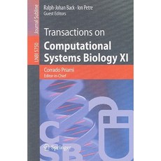 Transactions on Computational Systems Biology XI Paperback, Springer