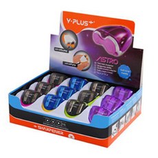 Y PLUS+ 2孔削鉛筆器 Astro X10-2, 混色, 24件