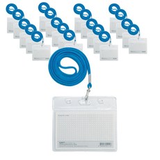 FLOW'M 500 橫式頸掛名牌 93 x 80 mm, 隨機出貨, 20入