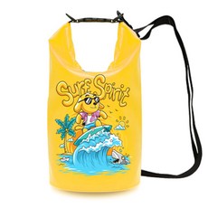 리브블루 SURF SPIRIT 드라이백 5L LIVB0009, 옐로우
