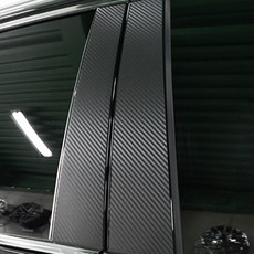 bym All New Sorento UM 碳纖維B柱3D貼紙, 1個, 單一顏色