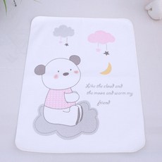 BeBeOne 印花防水墊, 粉色, 1件